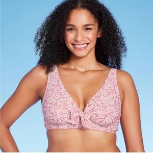 NWT Women’s Floral Print Underwire Bikini Top - Kona Sol